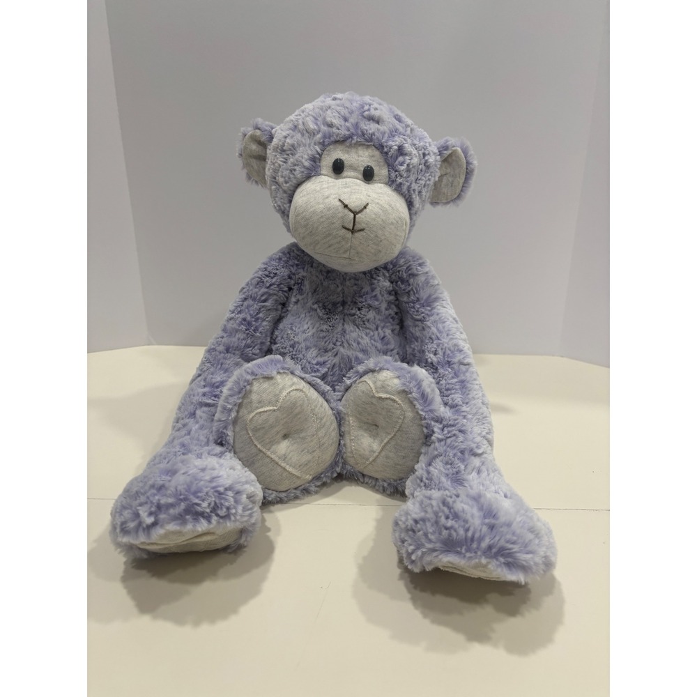 DEMDACO Weighted Plush Monkey Lavender Purple Long Limb Stuffed Animal 20 Inch